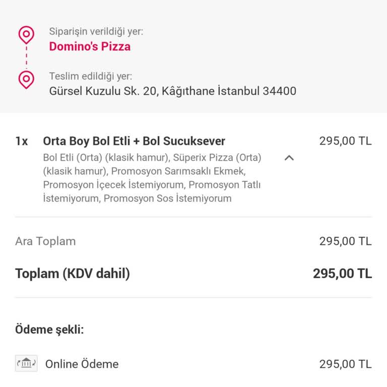 Domino's Pizza Sarımsaklı Ekmek Faciası