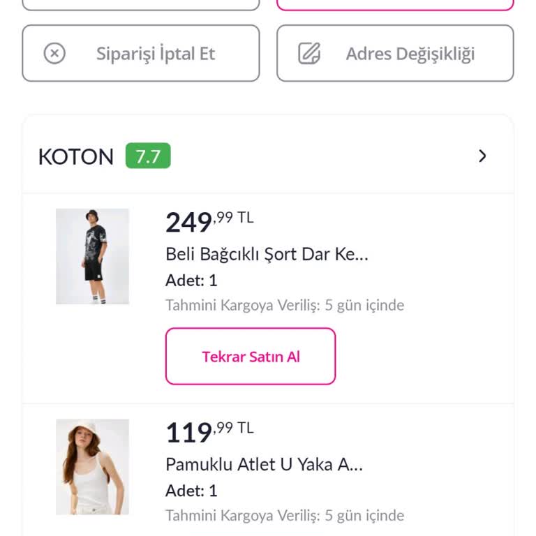 Pazarama Adres Değişikliği Yapmıyor Koton Da İptal Etmiyor Çözüm