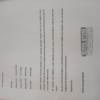 Anpa Gross Market Anpa Gros Mega Ürünün Arkasında Durmuyor Mağduriyet Yaşatıyor