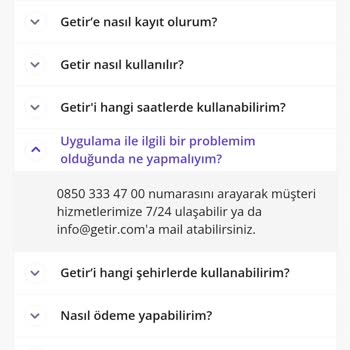 GetirAraç Pişmanlıktır, Asla Çözüm Sunulmuyor Mantık 0