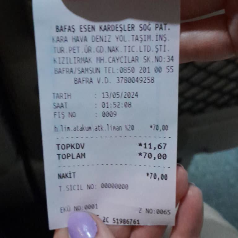 Bafaş Engelli Yolcudan Para Alınması