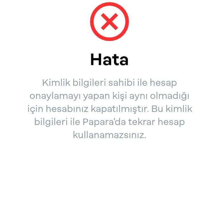 Papara Hesabıma Giremiyorum!