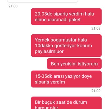 Yemeksepeti Sağlığımızla Oynuyor. Sistemden Takibi Yapılamıyor