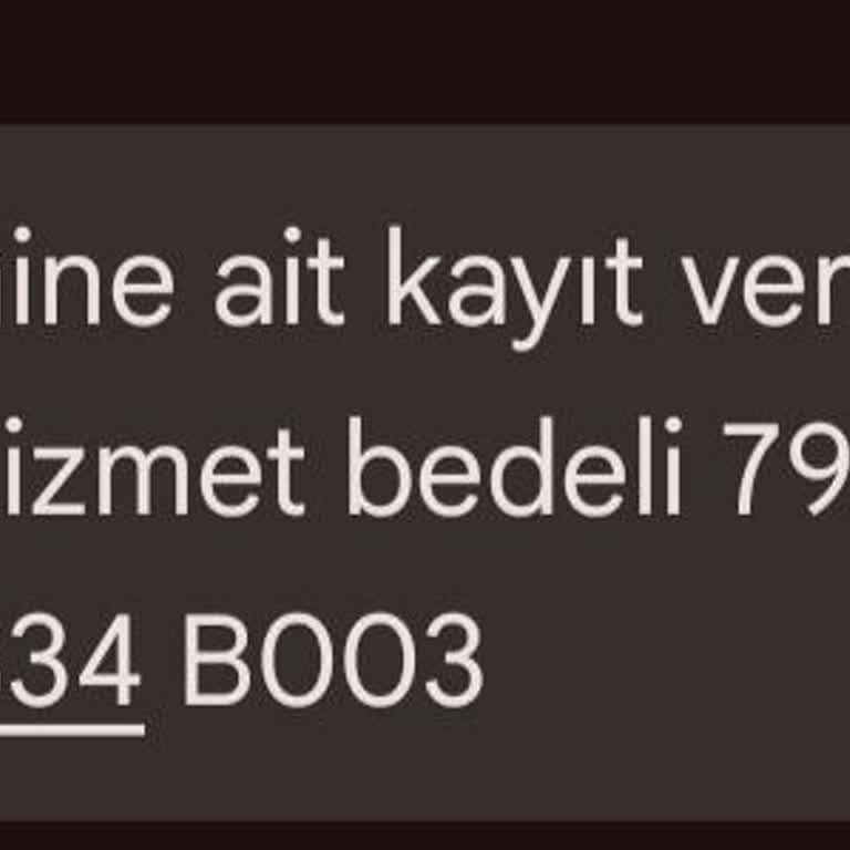 11834 Faturama Yansıyan Beklenmedik Ücret!