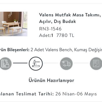 Vivense Teslim Edilmeyen Koltuk