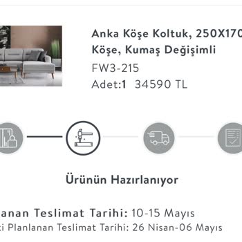 Vivense Teslim Edilmeyen Koltuk