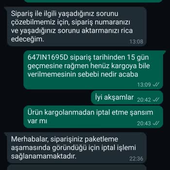 Flaw Wear Sipariş Sorunu Ve İade Talebi