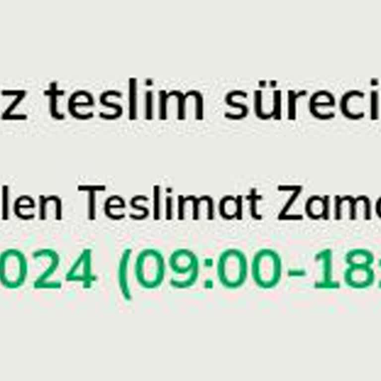 UPS Türkiye Ürünü Zamanında Teslim Etmeyi Beceremiyor.