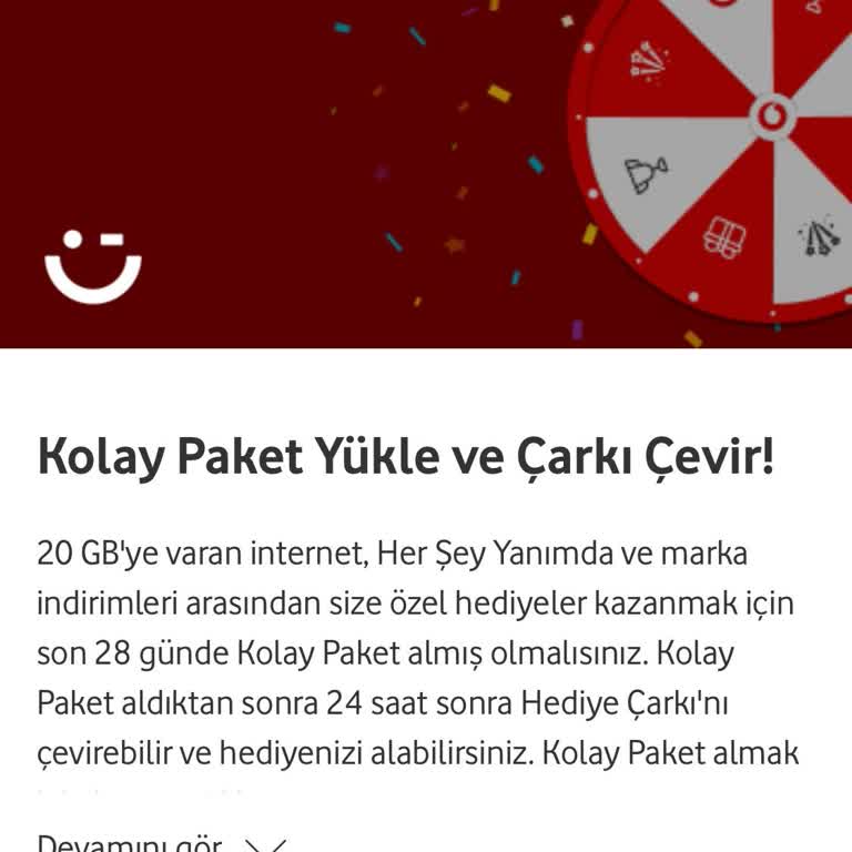 Vodafone Çark Çevirmek İçin Paket Almaya Zorluyor