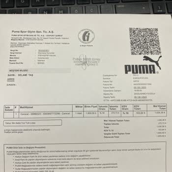 Puma Tamamen Hayal Kırıklığı
