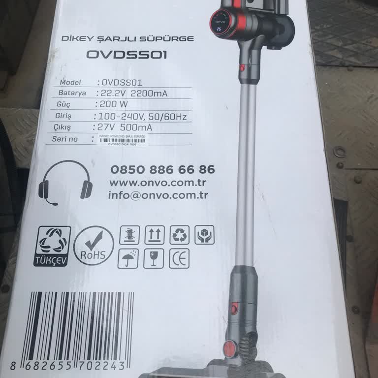 A101 Onvo Dikey Şarjlı Süpürge