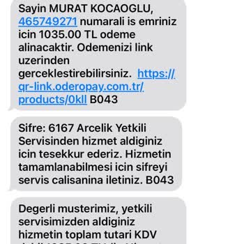 Arçelik Demek Sıkıntı Demek