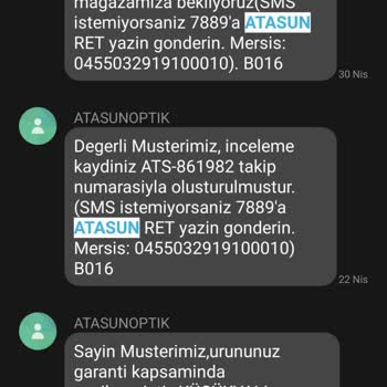 Atasun Optik Rayban Gözlükte Kalite Ve Konfor Sorunu