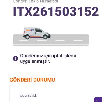 Hepsijet Teslim Edilmeyen Kargo