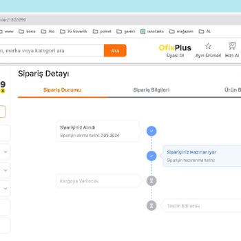 Ofix.com Ofix 1 Hafta Oldu Hala Ürünleri Teslim Etmedi.