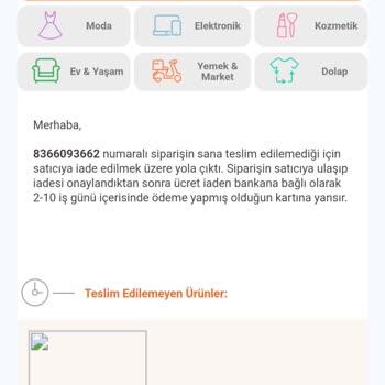 Sürat Kargo'nun Ürün Tesliminde İlgisiz Davranması