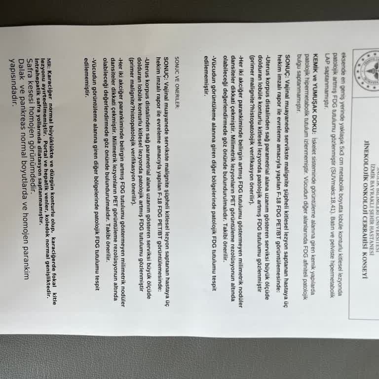 İzmir Bayraklı Şehir Hastanesi İzmir Şehir Hastanesinde Kanser Hastayı Kovalamak