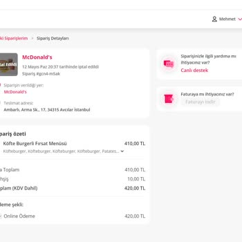 Yemek Sepeti Sorunu Hem Aç Kaldık Hem Paramızı Alamadık