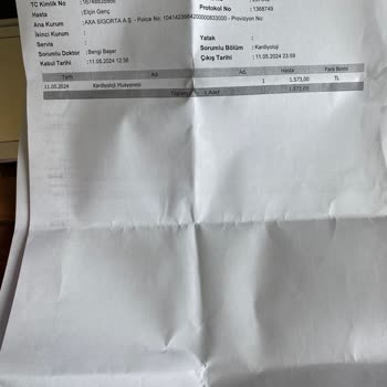 Medicana Kadıköy Hastanesi Ücret İadesi Talebi