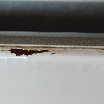 Vestel NF48001 Çift Kapılı Buzdolabı Kapakta Paslanma Boya Atma