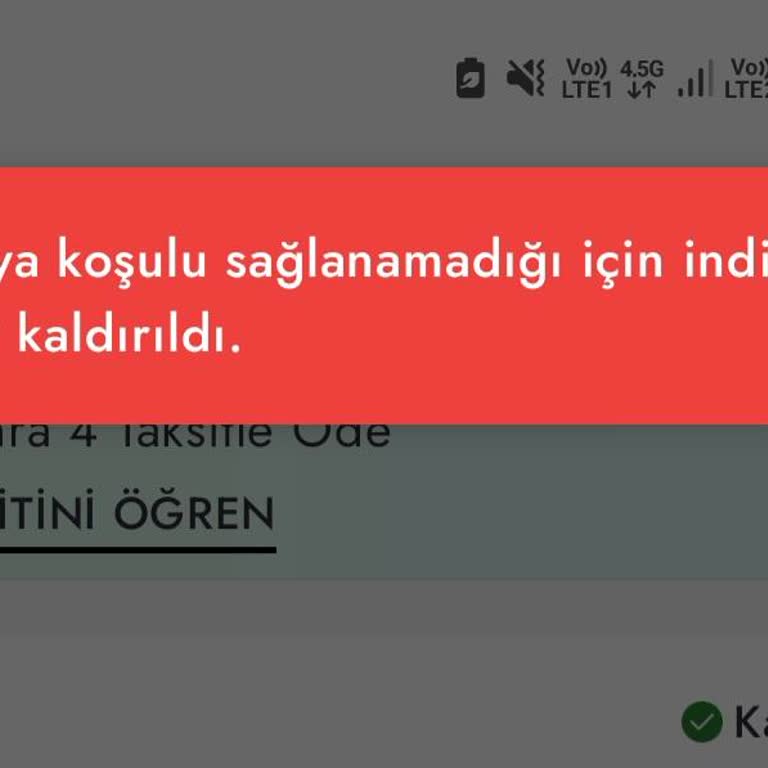 Boyner İndirim Kodu Sorunu