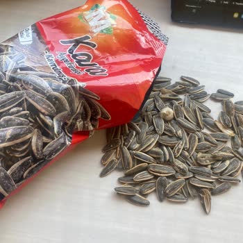 Migros Kara Ayçekirdeği İçindeki Salyangoz