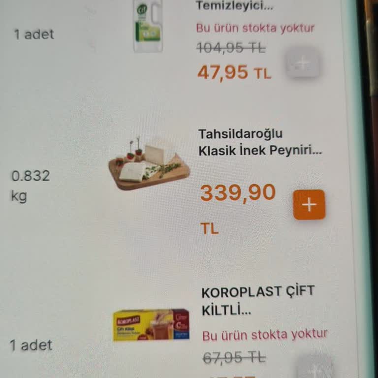 Tahsildaroğlu Ürün Ücret İadesi