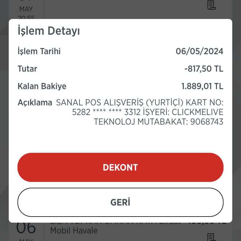 Clickmelive Siparişimi Habersiz İade Oluşturdu