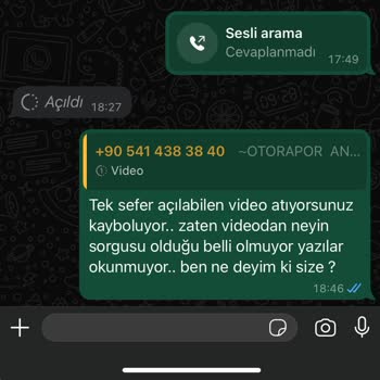 Otorapor Etimesgut Şubesi Asla Tercih Etme