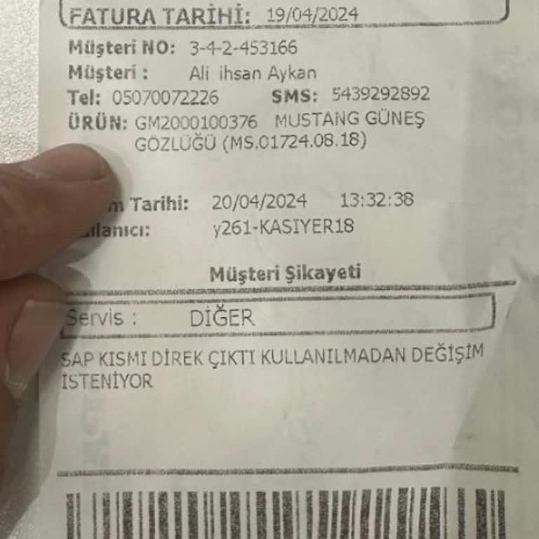 Ender Mağazaları Kullanmadığım Gözlük Hakkında
