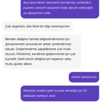 Getir Müşteri Hizmetleri Ve Kurye