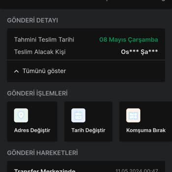 Trendyol Şikayet Kargo Sorunu