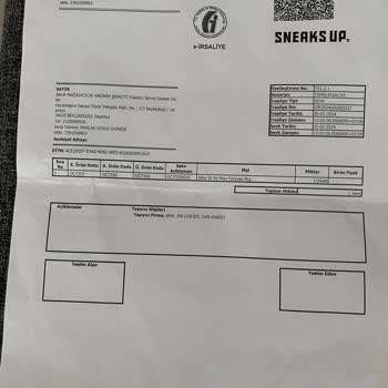 Sneaks Up Tan Aldığım Ayakkabı İle İlgili Mağdur Oldum