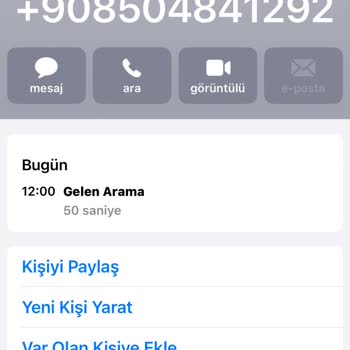 0850 484 12 92 Numaralarından Bıktım