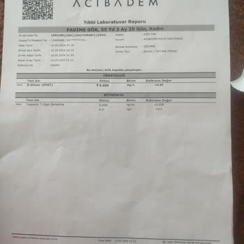 Acıbadem Hastanesi Hastane Acil Servis Ücretlendirme Şikayeti