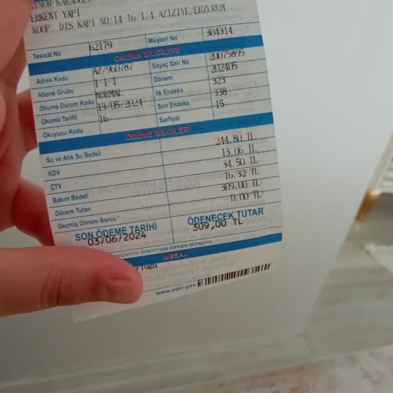 Erzurum Büyükşehir Belediyesi Bakım Ücreti Hk