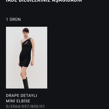 Zara Siparişim Yola Çıkmasına Rağmen Durduk Yere Yarı Yolda İptal Edildi