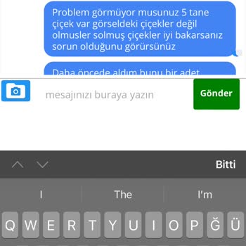 Taze Çiçek (tazecicek.com) Çiçek Göndermeyi Unutmuşlar