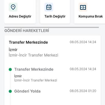 Trendyol İzmir İncir Transfer Merkezinin İlgisizliği...