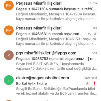Pegasus Havayolları Bilet Değişikliği