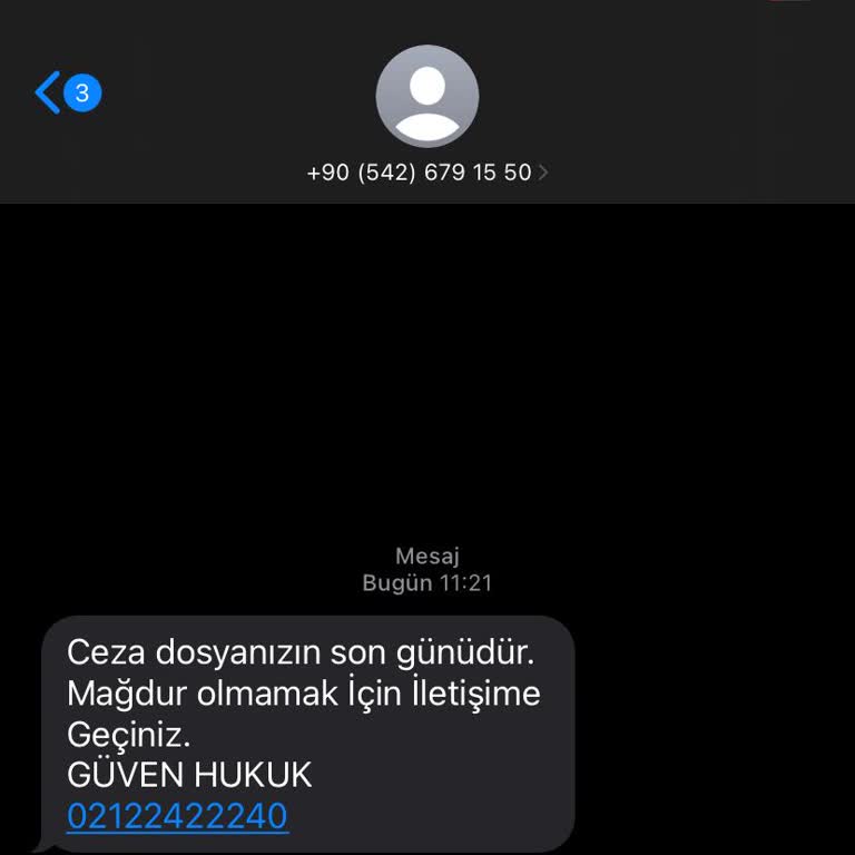 Güven Hukuk (Sms) Güven Hukuk SMS Geldi