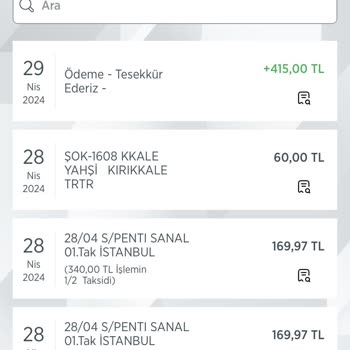 Penti'den Paramı Vermedi