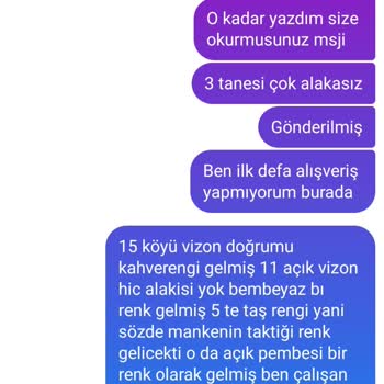 Hurrem_pratik_sal (Instagram) Instagram Üzerinden Sipariş Edilen Eşarplarla İlgili Şikayet