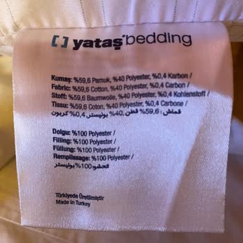 Yataş Bedding Yastık Hemen Söküldü
