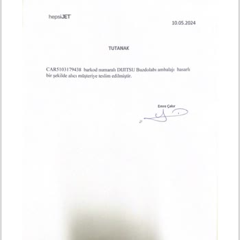 Carrefour SA Hasarlı Buzdolabı Ve İade Sürecinde Yaşanan Mağduriyet