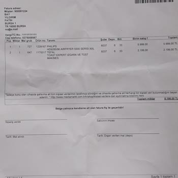 PHILIPS Ev Aletleri Philips Airfryer Alana Hediye Çeki Problemi