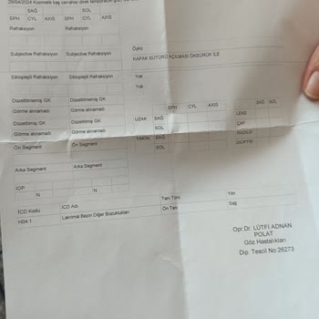 Dünya Göz Hastanesi Hastanesi Ameliyatlı Hastasına Bakmıyor!