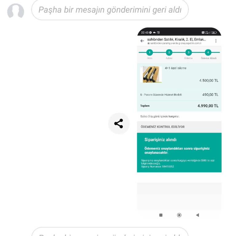 Sahibinden 13 Mart'ta Ödenen Tüfek Bedelinin İadesi Bekleniyor
