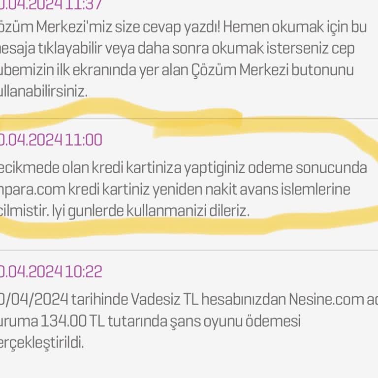 Enpara Nakit Avans Sıkıntısı