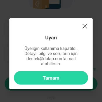 Dolap Sebepsiz Yere Dolap Hesabım Kapatıldı